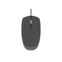 Computer Mouse flat design vector illustration. PC Mouse icon vector isolated illustration. Icon computer mouse web. Modern computer mouse, flat icon design