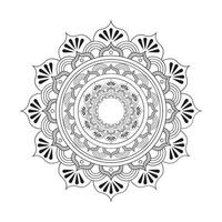 ornamental round lace ornament vector