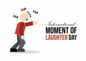 International Moment of Laughter vector