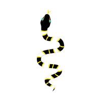 mystical magic snake vector illustration. Spiritual occultism symbols, esoteric object