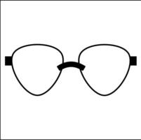 gafas icono vector