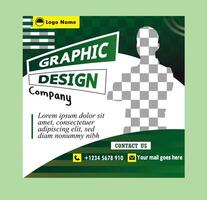 Social Media Post design template vector