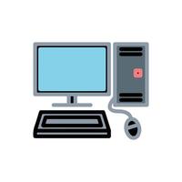 Computer Icon Vector. vector