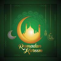 Happy Ramadan Kareem Calligraphy Vector Arabic Art