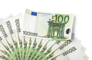 100 euro bills euro banknotes money photo