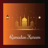 Happy Ramadan Kareem Calligraphy Vector Arabic Art