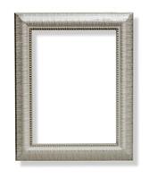 silver frame isolated photo