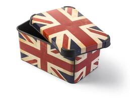 plastic box with UK fla photo