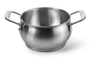 Stainless steel pot photo