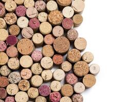 wine corks isolated photo