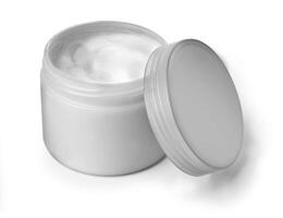 jar of cosmetic cream photo