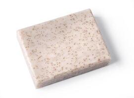 soap bar  over white  background photo