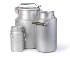 aluminium milk can photo