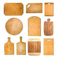 chopping boards isolated photo