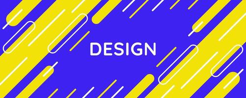 Trendy dynamic abstract geometric shape background vector illustration.
