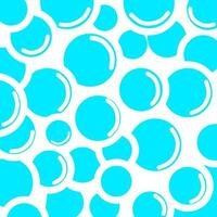 Vector background of soap bubbles of various sizes fills the screen. Circle shaped foam. Abstract illustration.