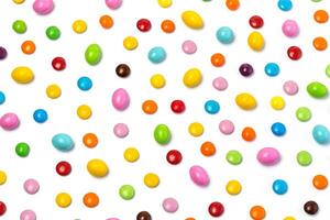 Colorful chocolate candy pills photo