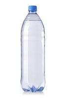 botella de agua aislada foto
