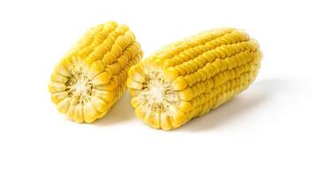 Sweet corn isolated photo