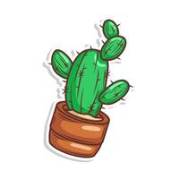 cactus illustration art. vector design