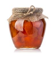 jar of jam isolated photo