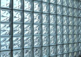 Pattern of glass block wall photo