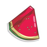 Watermelon doodle hand draw, vector illustration