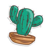 cactus plant illustration vector art