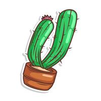 cactus illustration art. vector design