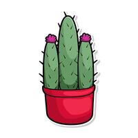 cactus plant illustration vector art