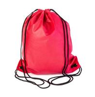 drawstring pack isolated photo