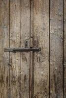 Vintage wooden door photo