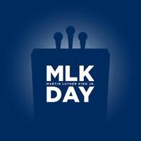 MLK Day Background Design. vector