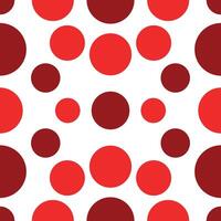 Seamless vector pattern dot circle illustrator balance dot circle cute red colorful fancy color dot circle red background pastel cute wallpaper.