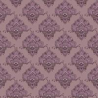 Traditional damask baroque ornamental vintage ancient seamless pattern vector