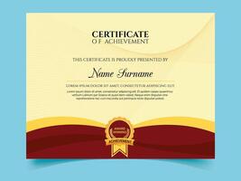 This Modern Multipurpose Certificates can be used your business, company or institution in completion of any course, training, degree or job. vector