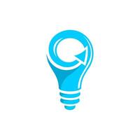 light bulb vector, up and energy vector