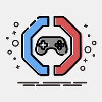 icono arena. esports juego de azar elementos. íconos en mbe estilo. bueno para huellas dactilares, carteles, logo, publicidad, infografías, etc. vector