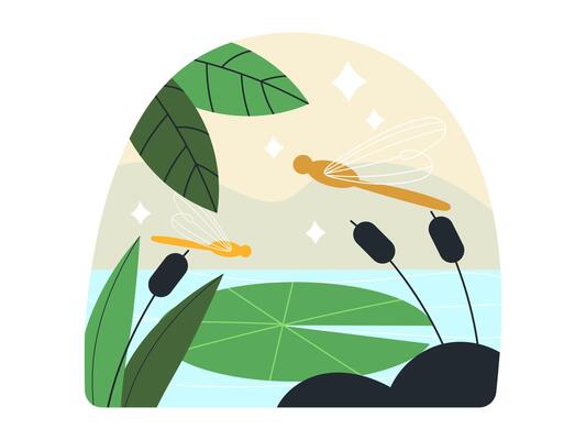 flora plants nature sticker illustration