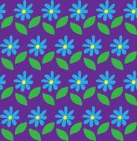 Seamless vector texture in the form of a pattern of blue flowers on a lilac background