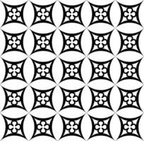 Seamless vector texture in the form of a black abstract geometric pattern on a white background