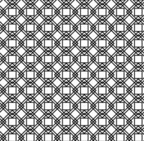 Seamless texture in the form of a lattice of a black geometric pattern on a white background vector
