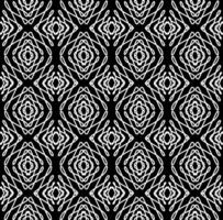 Seamless texture in the form of a vector white abstract pattern on a black background