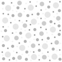 Vector texture in the form of a monochrome pattern of gray polka dots on a white background