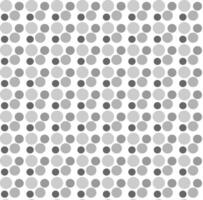 Seamless texture in the form of an abstract monochrome pattern of gray circles on a white background vector