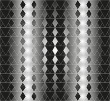 Abstract geometric pattern in metallic color on gray gradient background vector