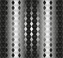 Abstract geometric pattern in metallic color on gray gradient background vector