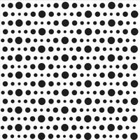 Vector texture in the form of an abstract pattern of black polka dots on a white background