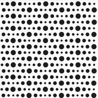 Vector texture in the form of an abstract pattern of black polka dots on a white background