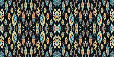 Seamless batik pattern,Seamless tribal batik pattern,and Seamless motif pattern resemble ethnic boho, Aztec,and ikat styles.designed for use in satin,wallpaper,fabric,curtain,carpet,Batik Embroidery vector
